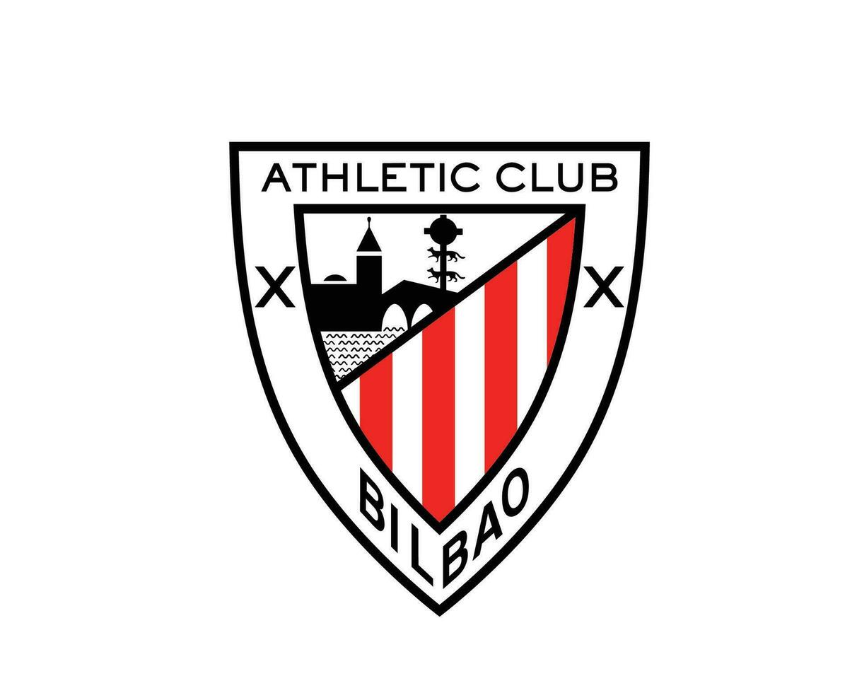 atletico de bilbao club logo simbolo la liga Spagna calcio astratto design vettore illustrazione