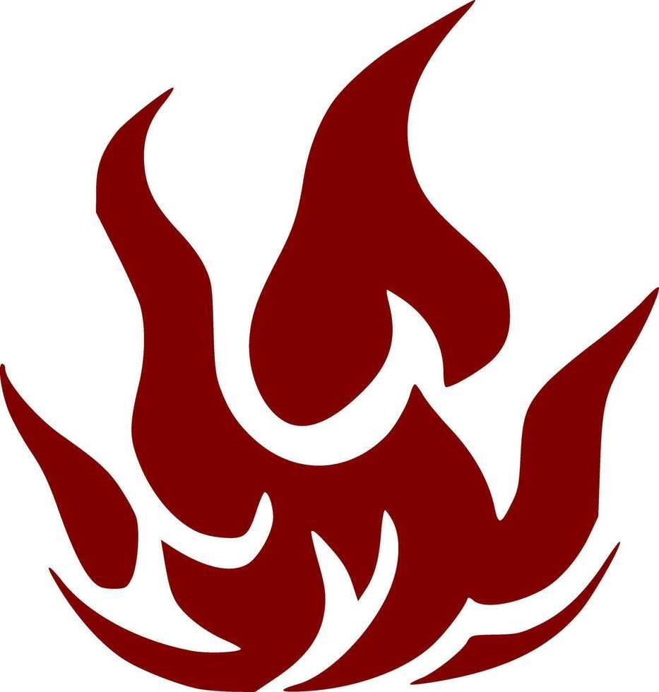 vettore illustrazione di fuoco icona