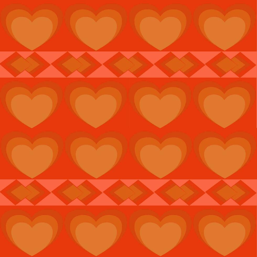 cuore seamless pattern vettore