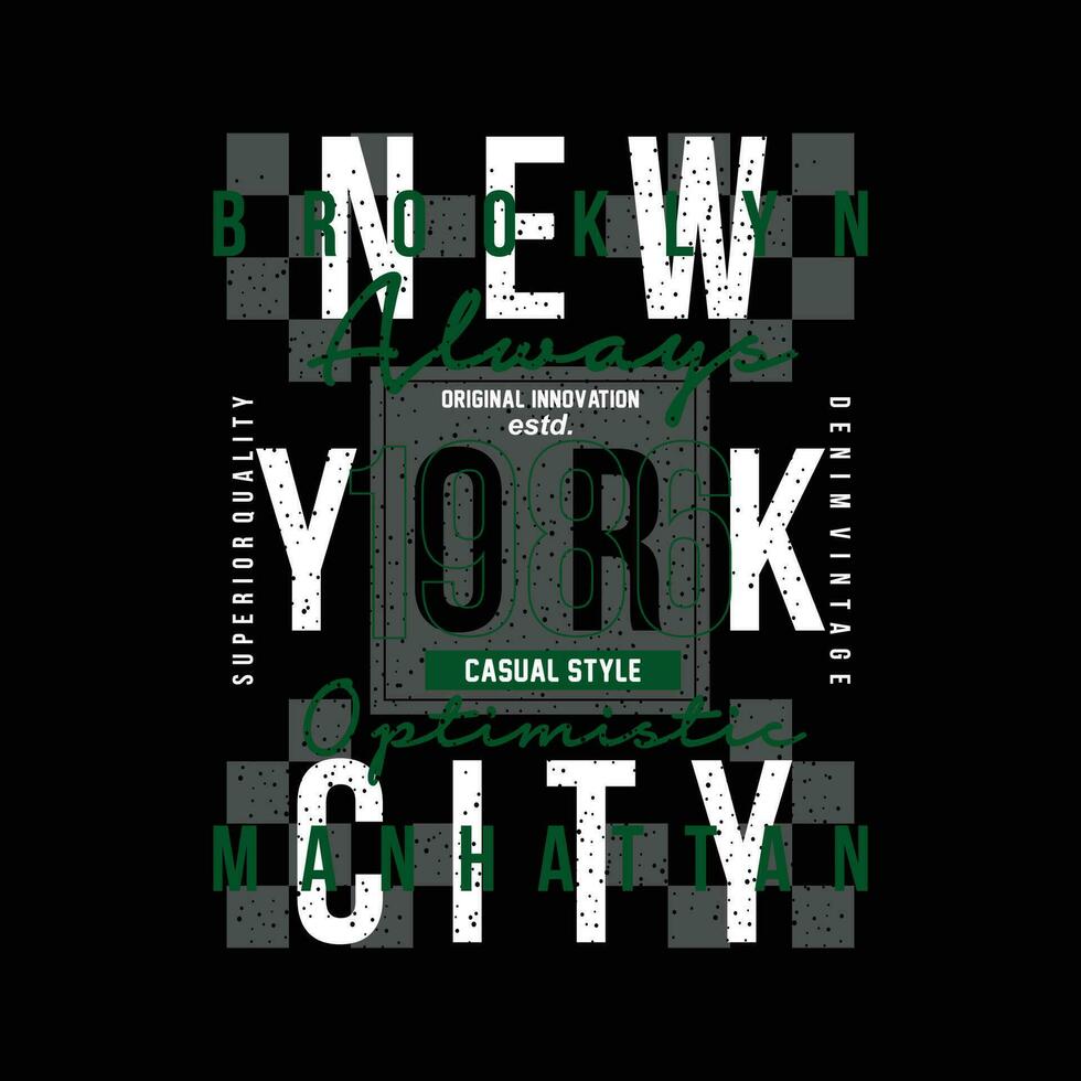 nuovo York città astratto grafico, tipografia vettore, t camicia design illustrazione, bene per pronto Stampa, e altro uso vettore