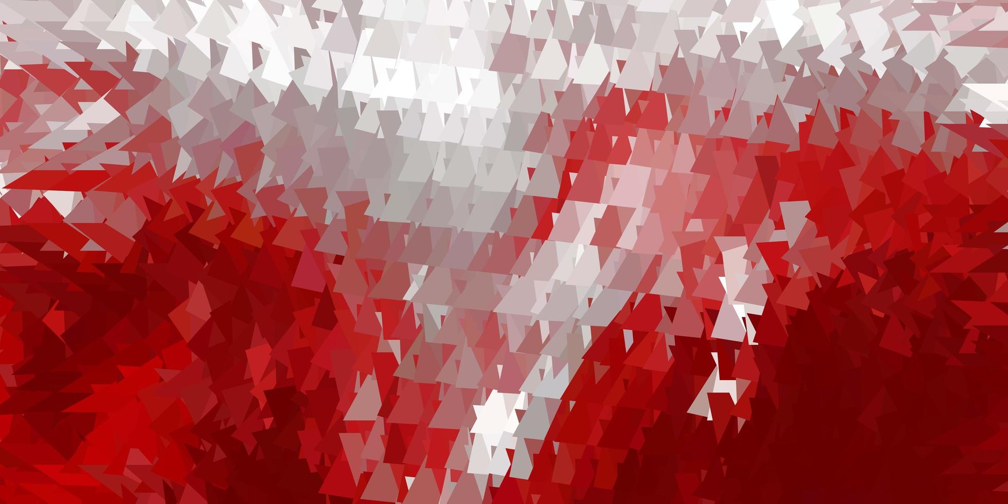 carta da parati mosaico triangolo vettoriale rosso scuro
