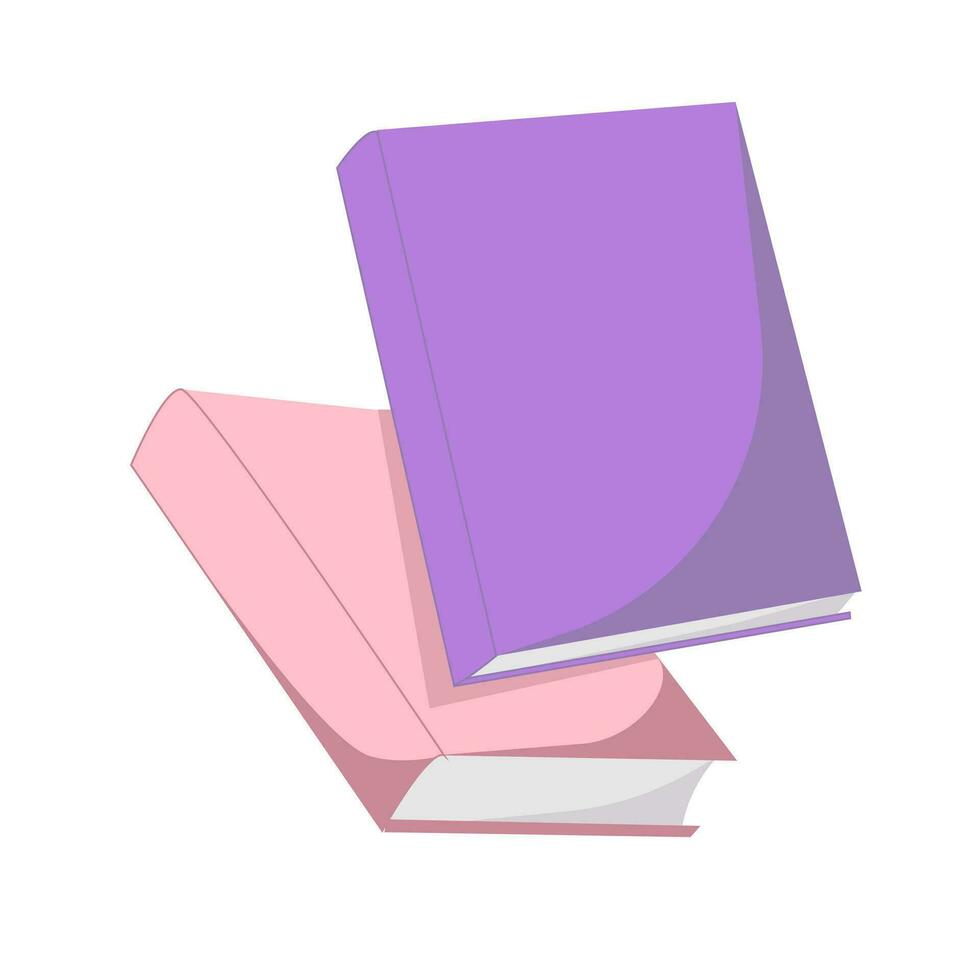 colorato libri. concetto di apprendimento. libro giusto, lettura club, mondo libro giorno concetto. vettore illustrazione