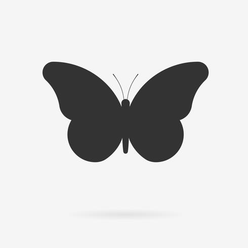 Icona della farfalla vettore
