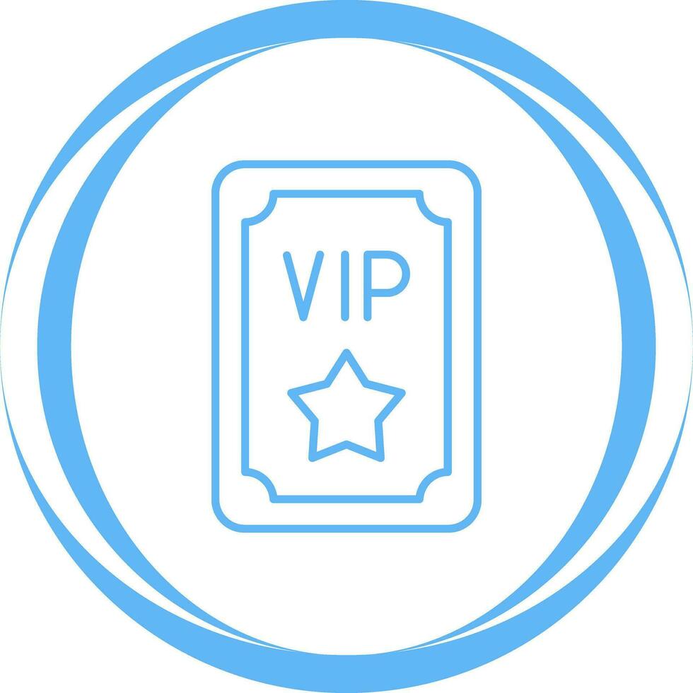 vip passaggio vettore icona