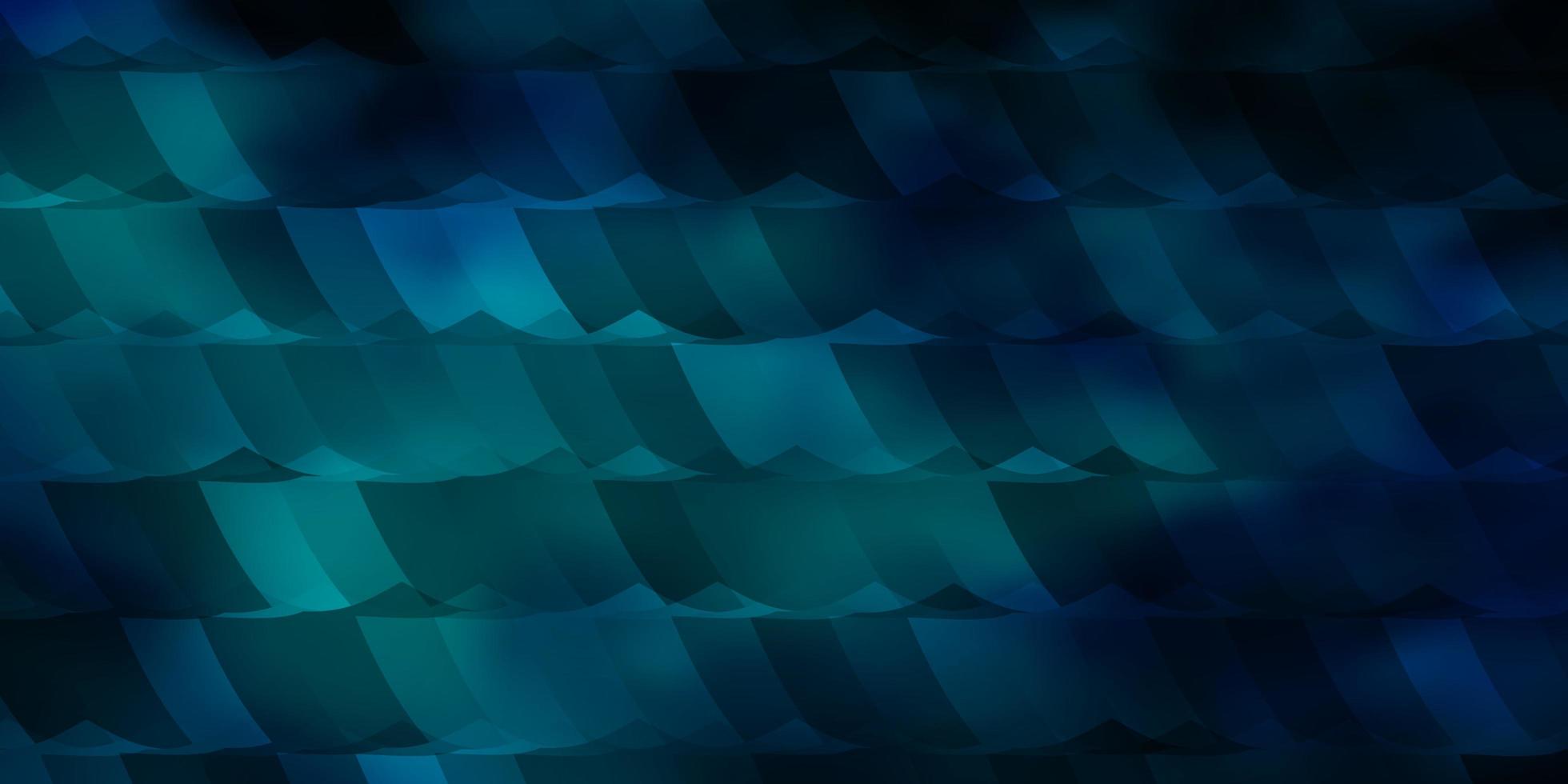 trama vettoriale blu scuro con esagoni colorati