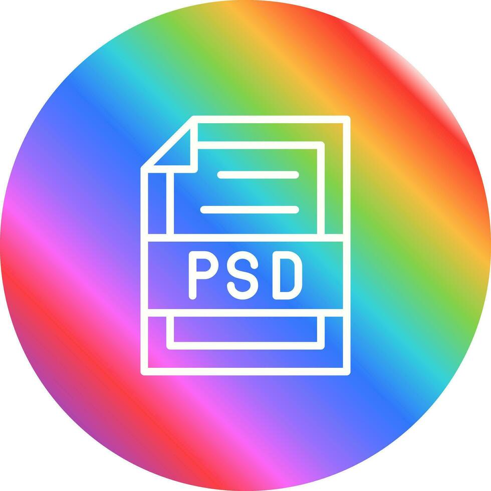 PSD file vettore icona