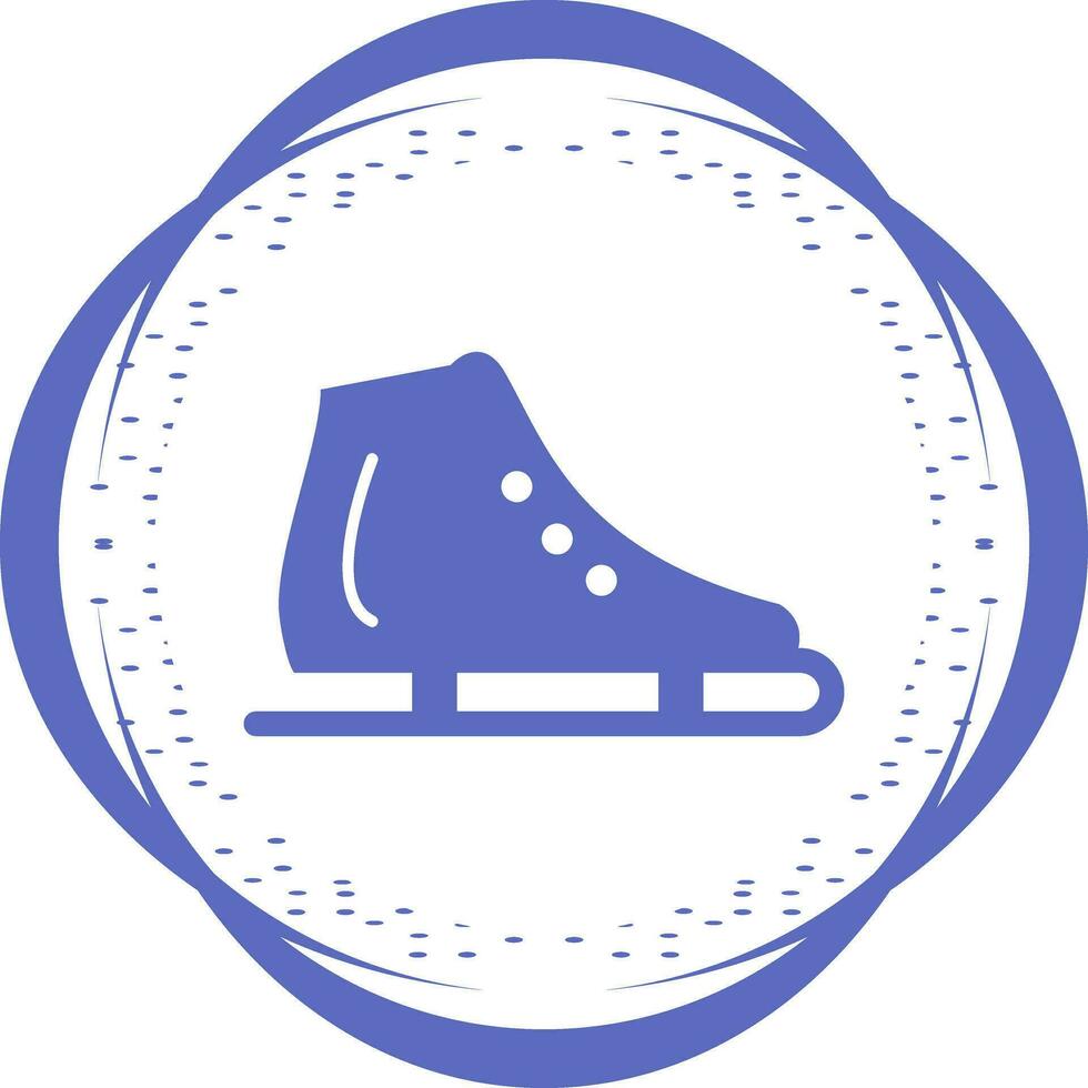 ghiaccio pattinando scarpa vettore icona