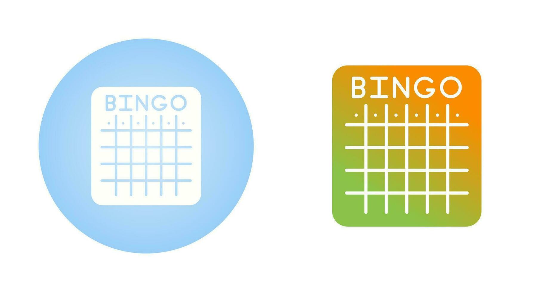 icona del vettore bingo