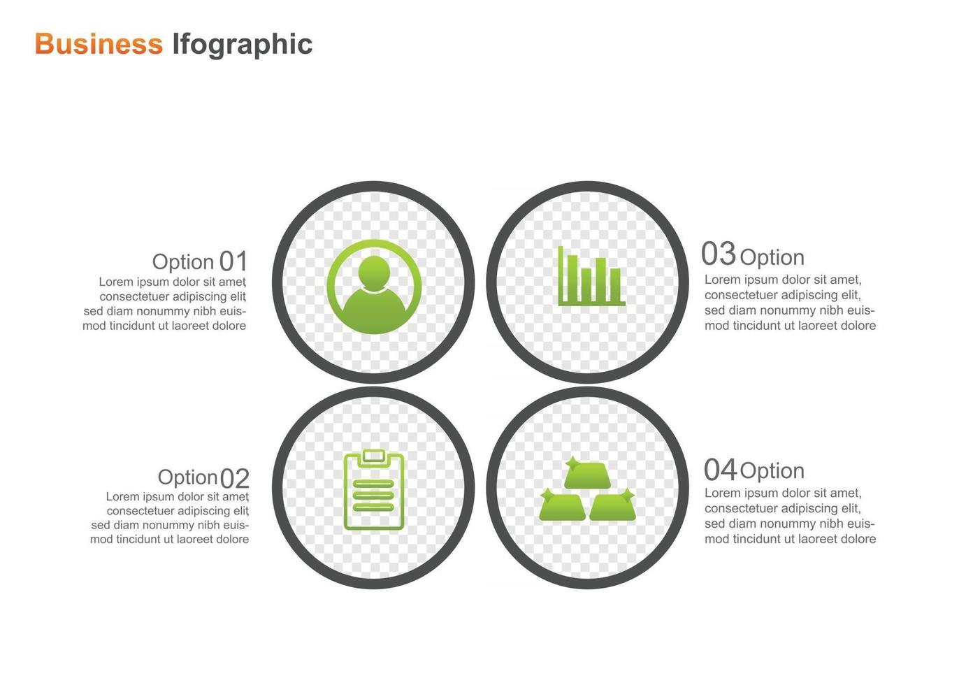 modello di progettazione infografica aziendale. illustrazione vettoriale infografica. perfetto per il marketing, la promozione, l'elemento di design della presentazione
