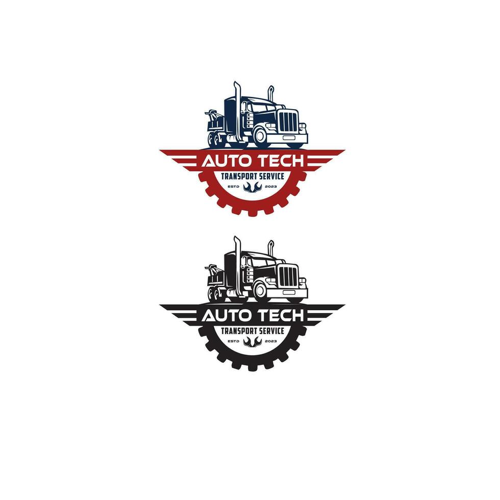 autotrasporti logo. premio vettore logo design isolato. pronto fatto logo concetto