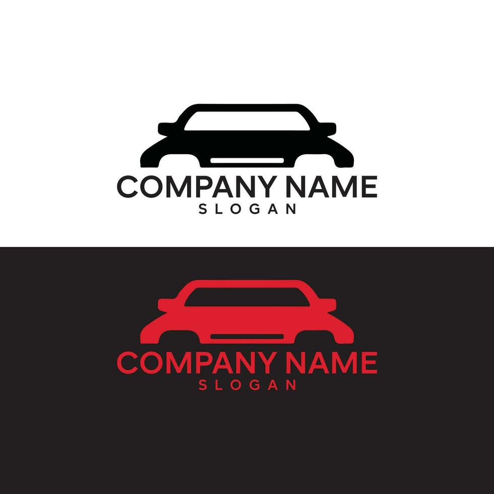 auto stile auto logo design con concetto gli sport veicolo icona silhouette su colorato sfondo. vettore illustrazione.