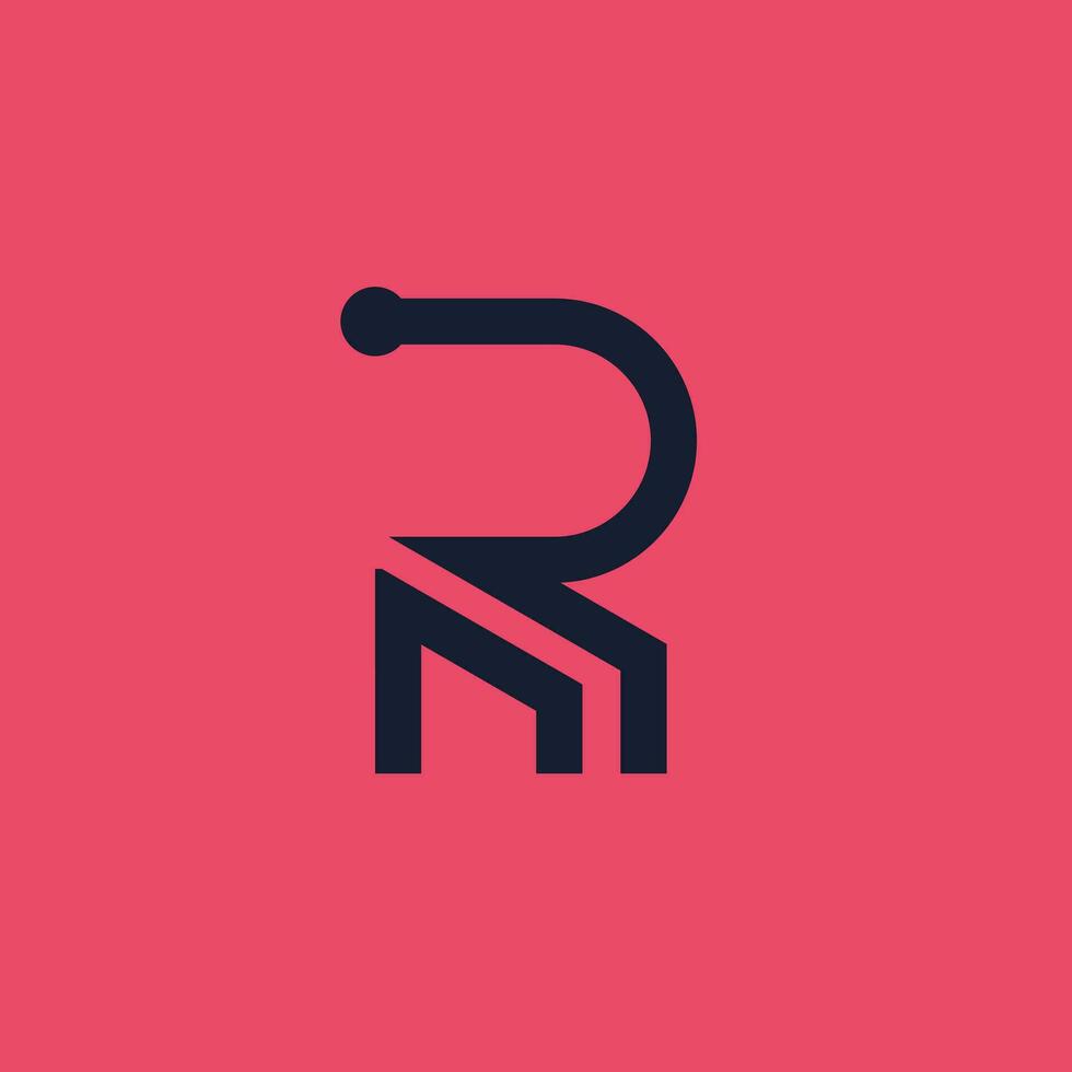 lettera r logo design elemento con moderno creativo concetto vettore