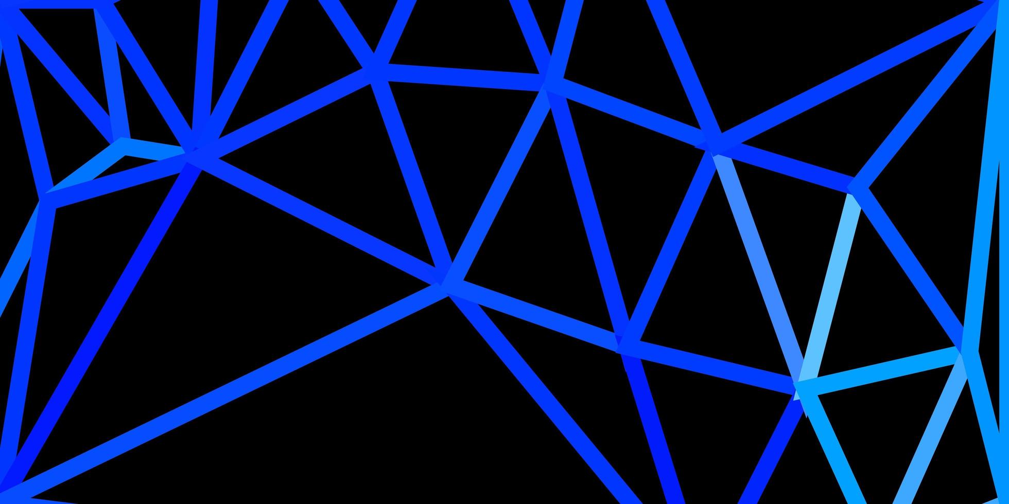 carta da parati poligonale sfumata vettoriale blu chiaro