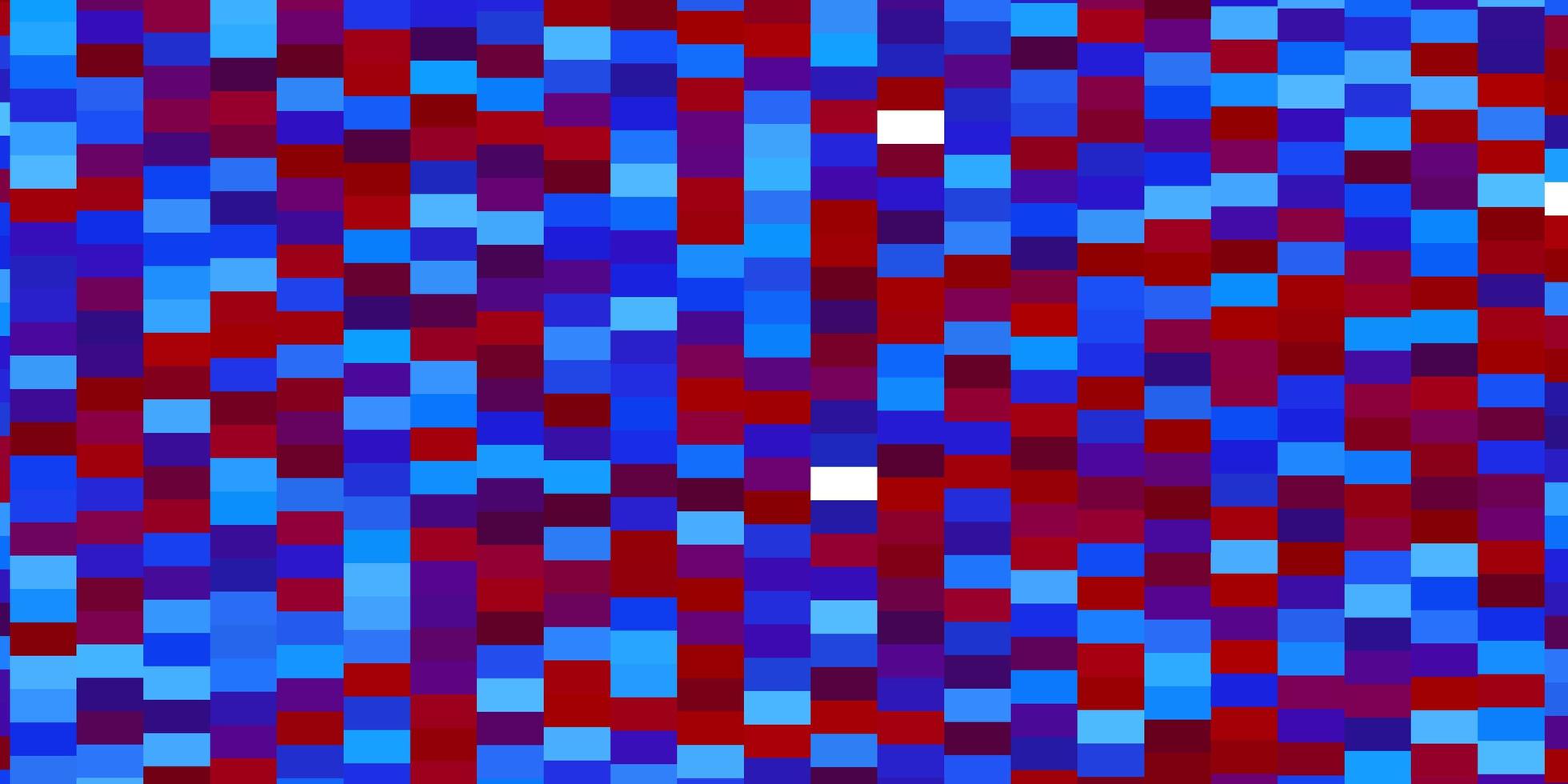 motivo vettoriale rosso azzurro in stile quadrato