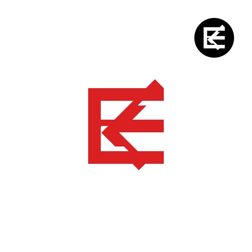 lettera EL Le monogramma logo design vettore