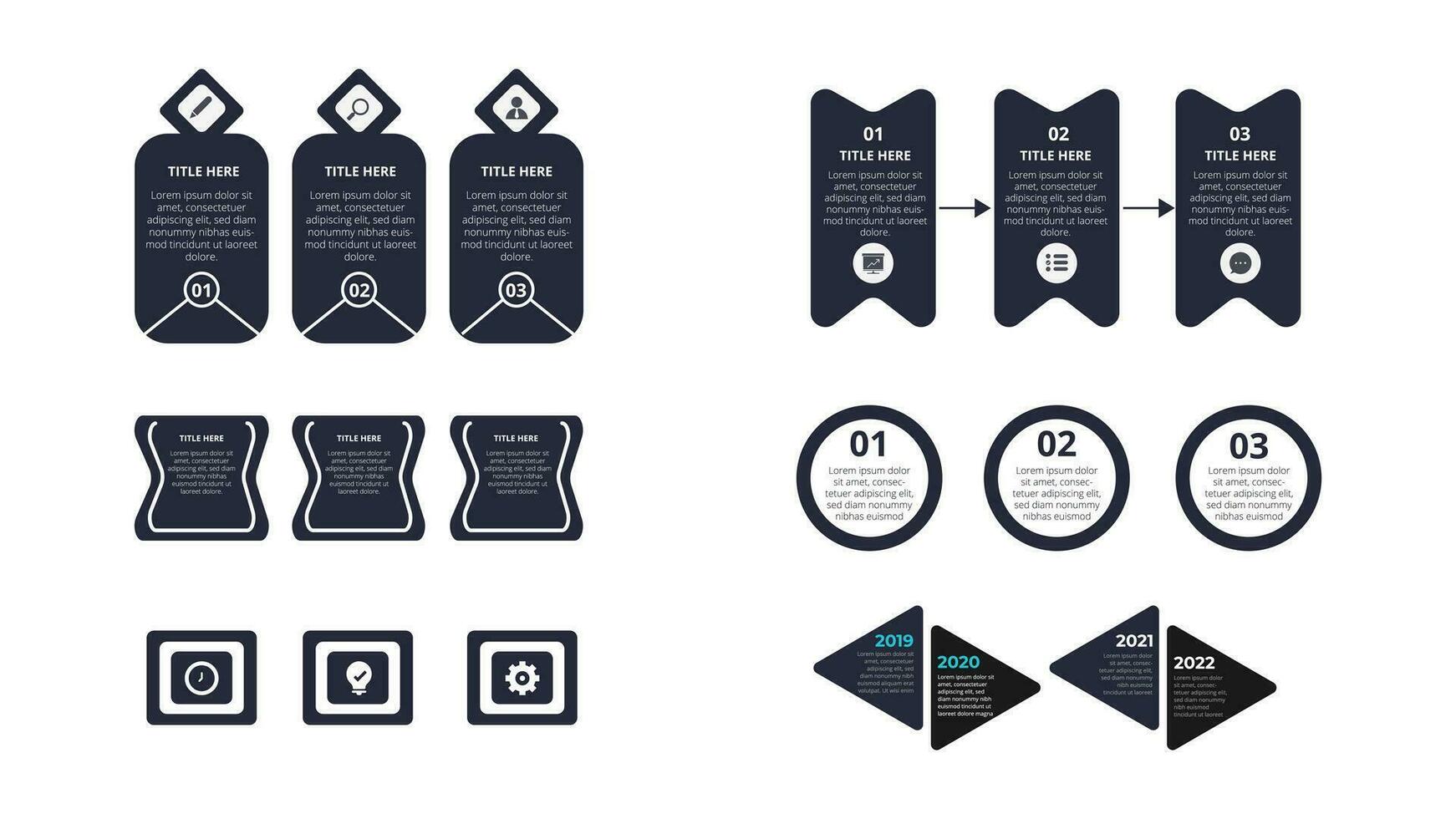 visualizzazione dei dati aziendali. diagramma di processo. elementi astratti di grafico, diagramma con passaggi, opzioni, parti o processi. modello di business vettoriale per la presentazione. concetto creativo per infografica.