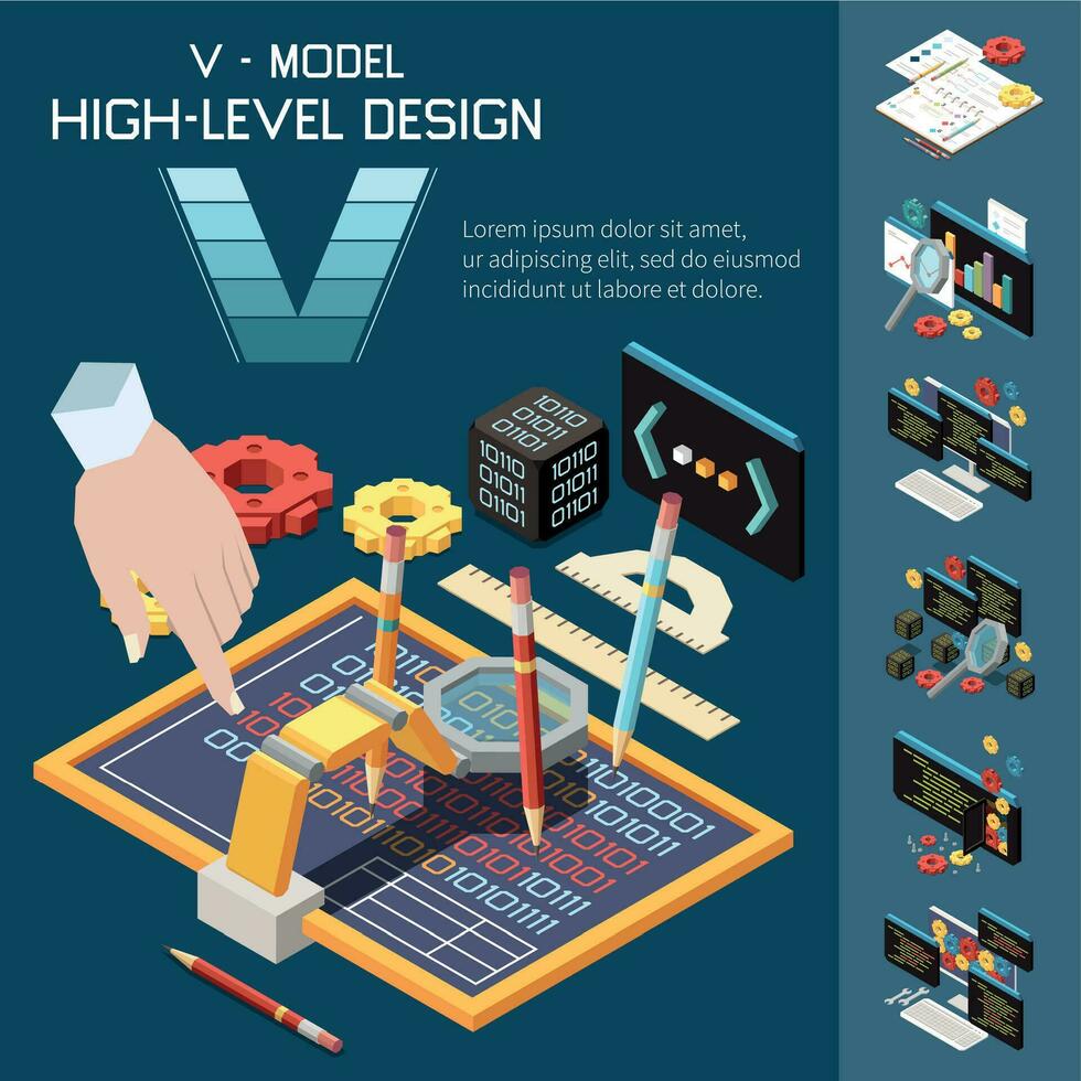 v modello design composizione vettore