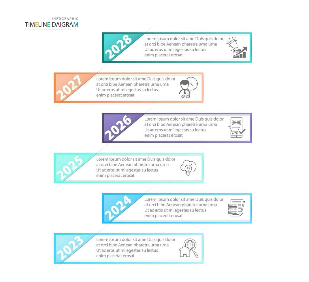 Infografica attività commerciale impostato 20.2 vettore