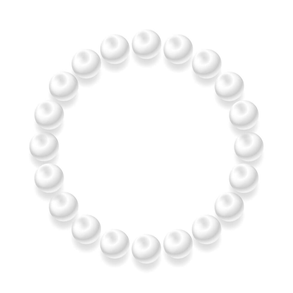 astratto cerchio squillare a partire dal grigio lucido perline moderno sfondo vettore