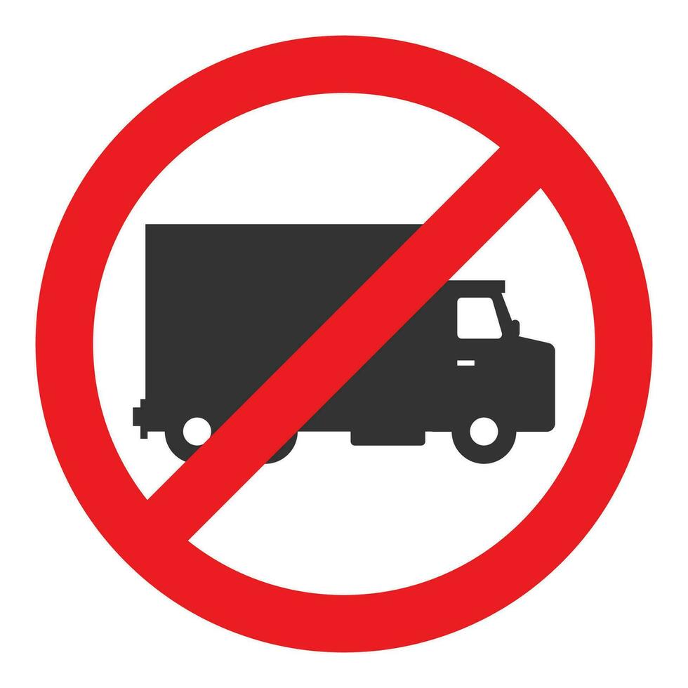 vettore illustrazione di camion bandire icona nel buio colore e bianca sfondo