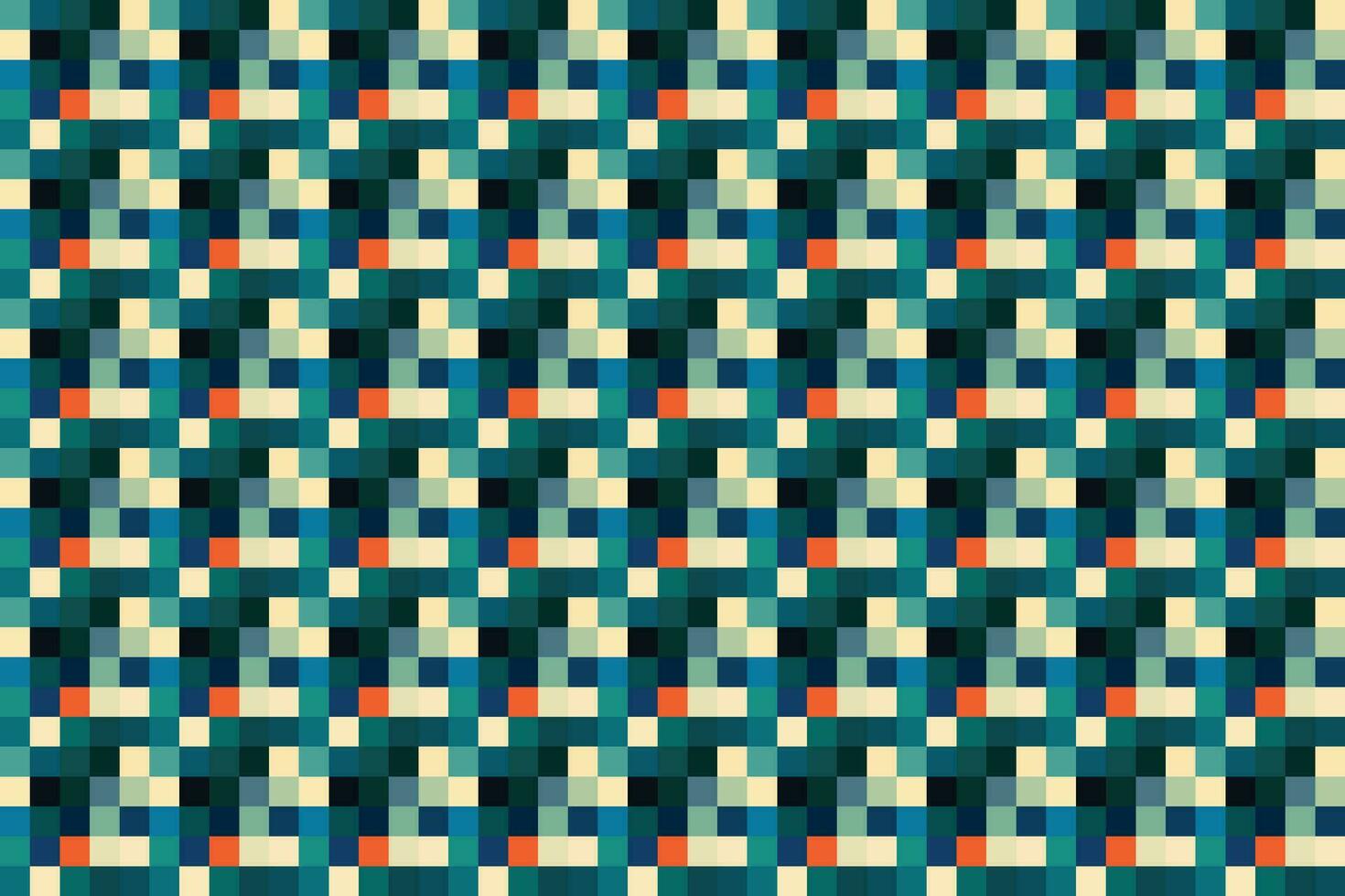 pixelated colorato vivace geometrico griglia moderno astratto pixel rumore vettore struttura, piastrella senza soluzione di continuità modello sfondo