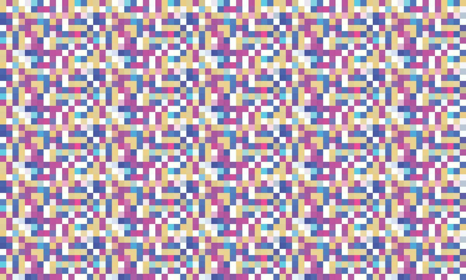 pixelated colorato vivace geometrico griglia moderno astratto pixel rumore vettore struttura, piastrella senza soluzione di continuità modello sfondo