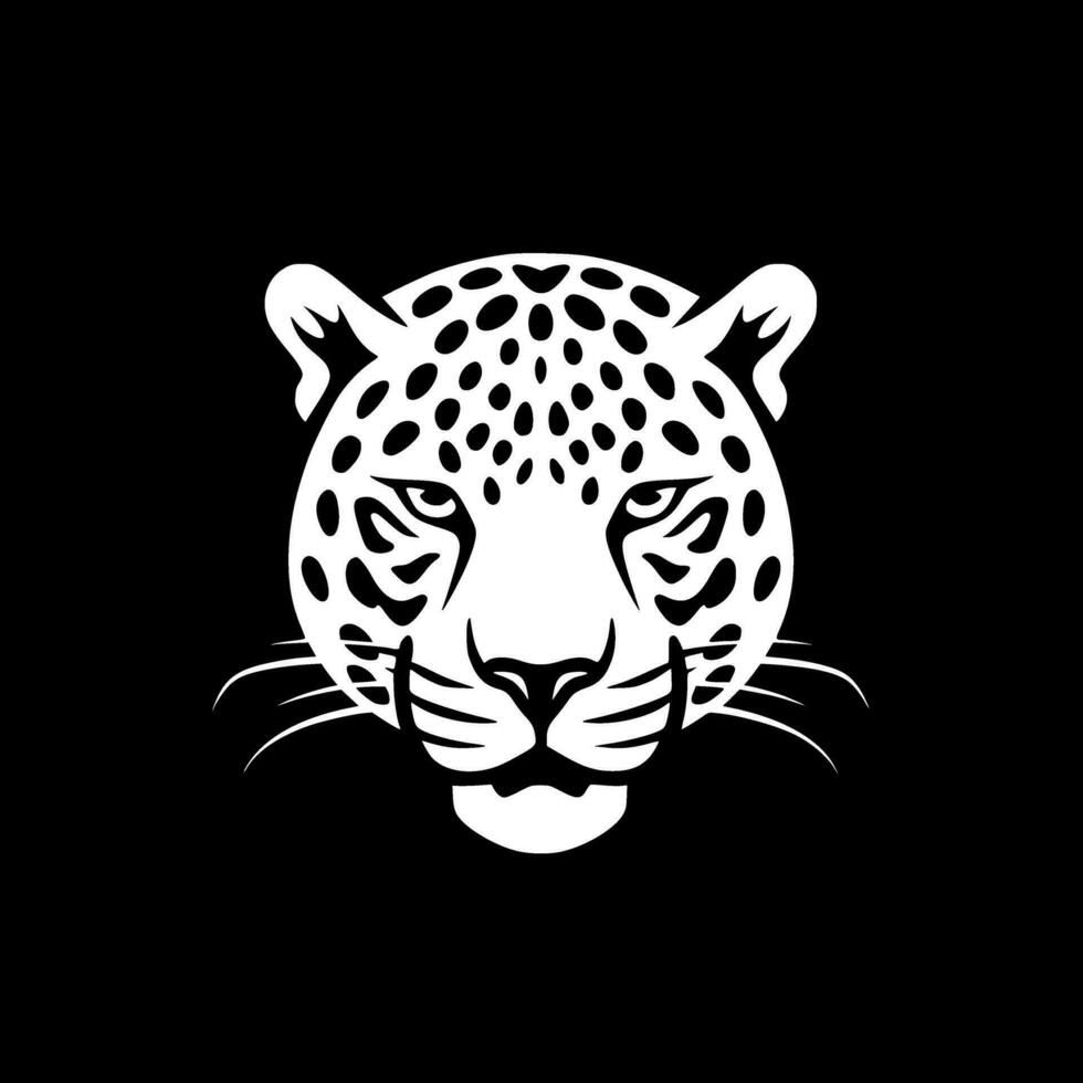 leopardo, minimalista e semplice silhouette - vettore illustrazione