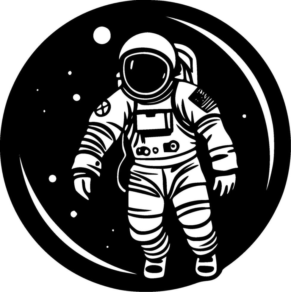 astronauta - alto qualità vettore logo - vettore illustrazione ideale per maglietta grafico