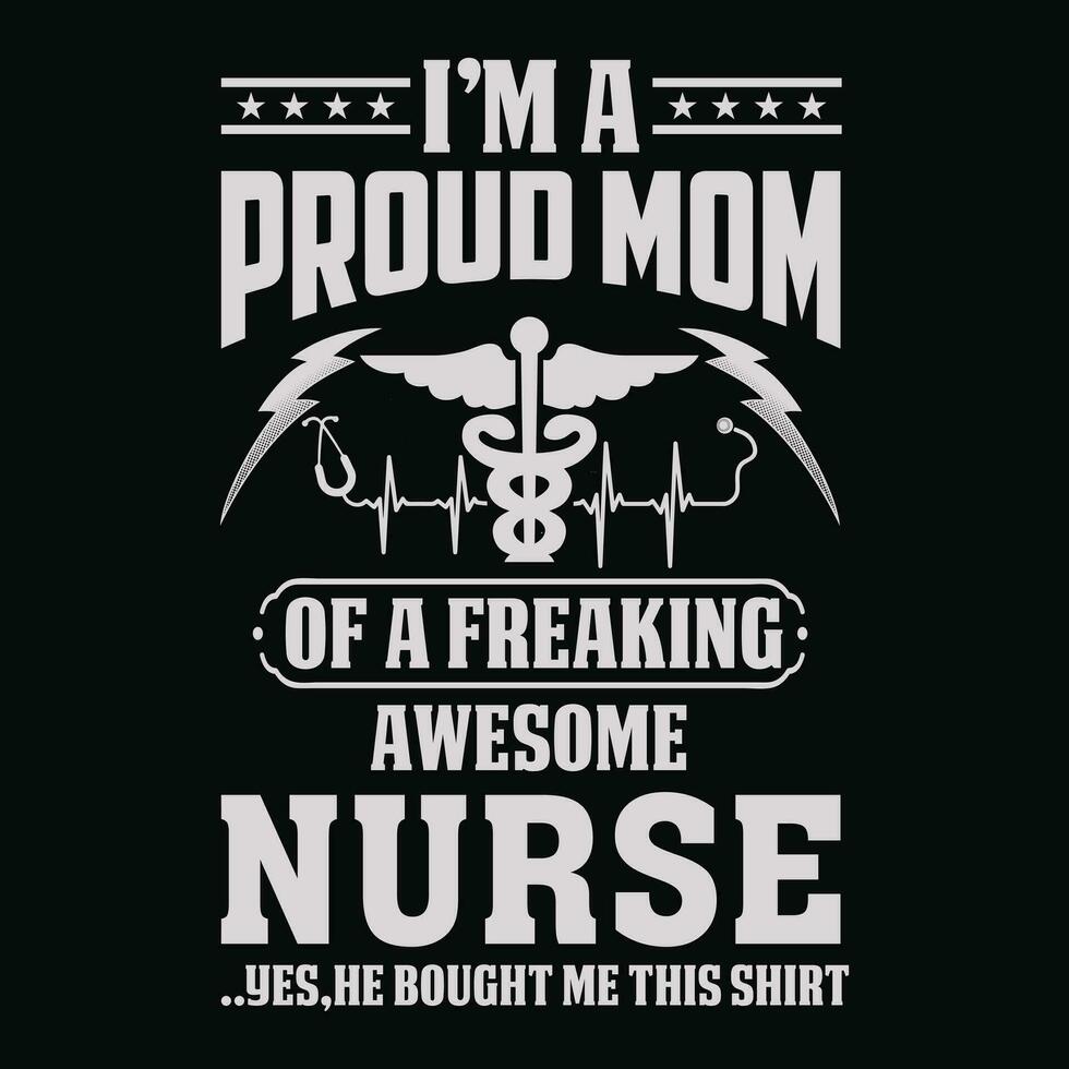 io sono un' orgoglioso marito di un' impazzito eccezionale infermiera sì lei comprato me Questo camicia infermiera marito camicia regalo per marito assistenza infermieristica camicia vettore