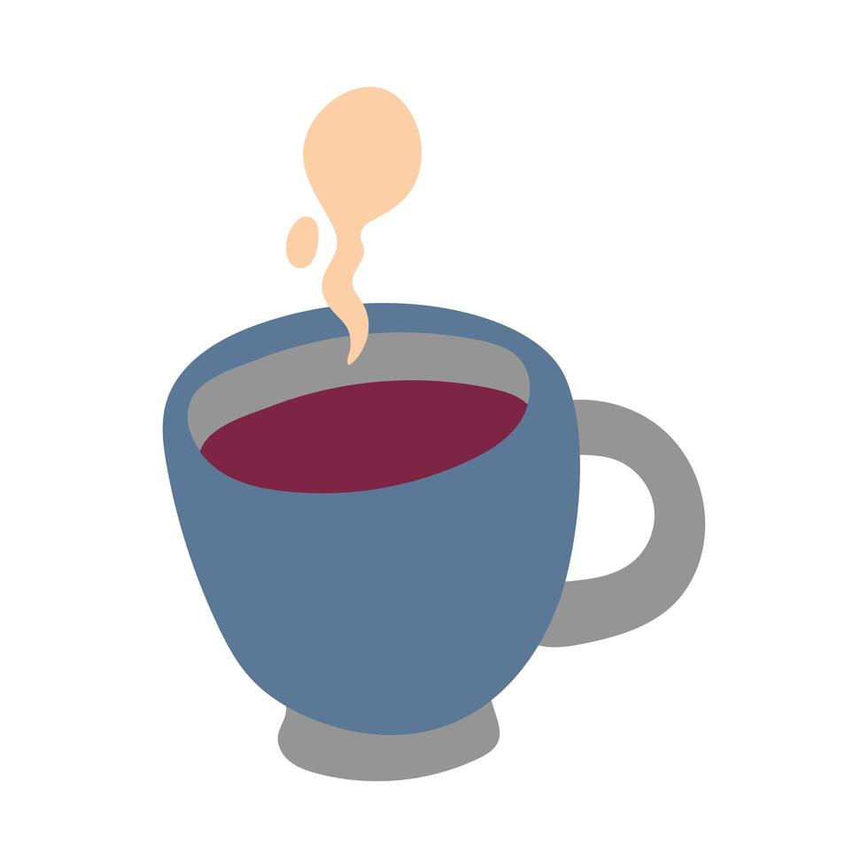 disegno vettoriale di tazza di caffè isolato