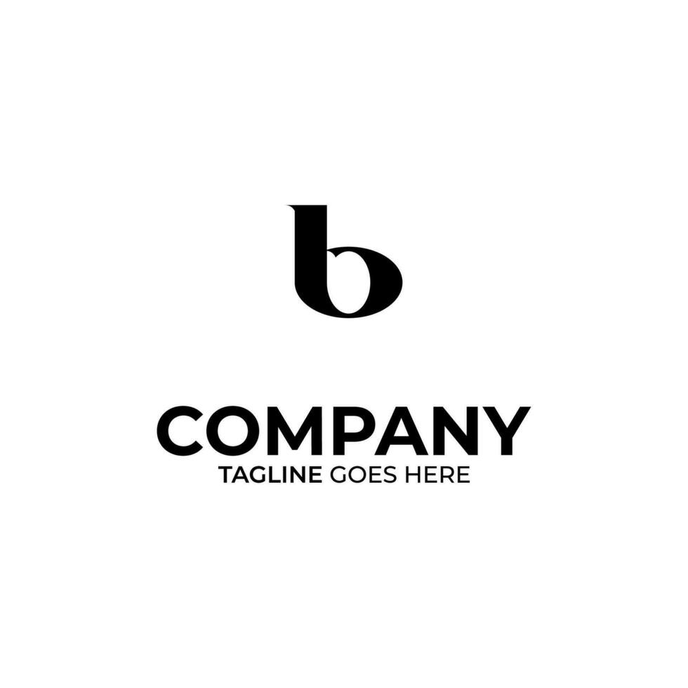 simbolo B lettera logo su bianca sfondo, può essere Usato per arte aziende, gli sport, eccetera vettore