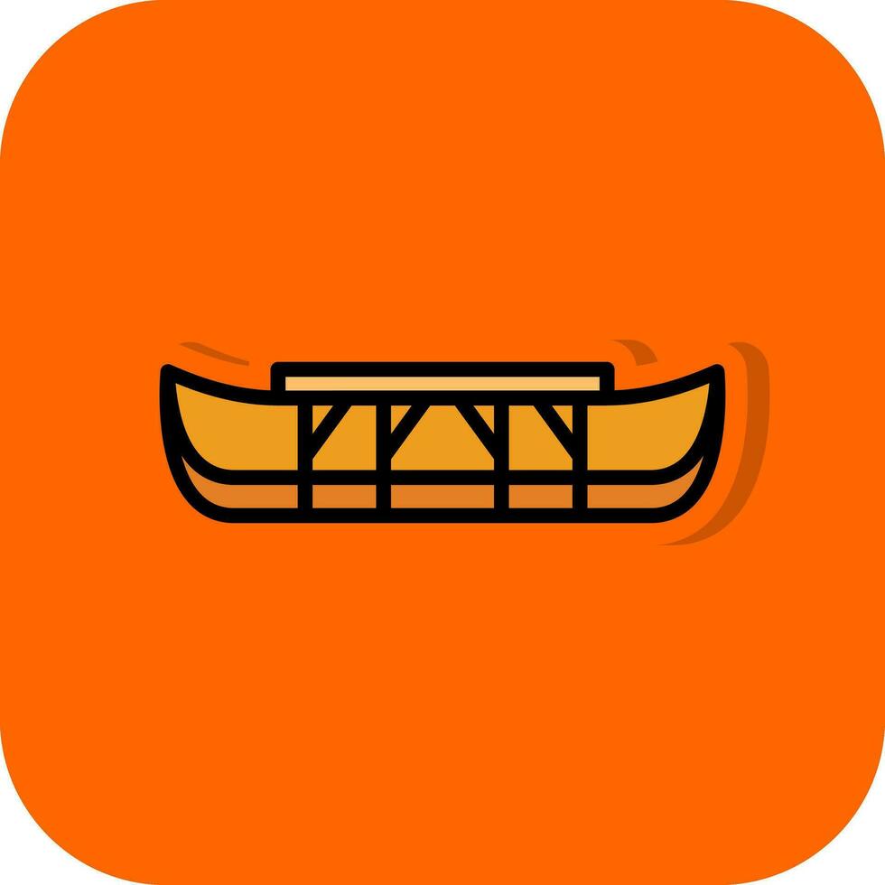eschimese kayak vettore icona design