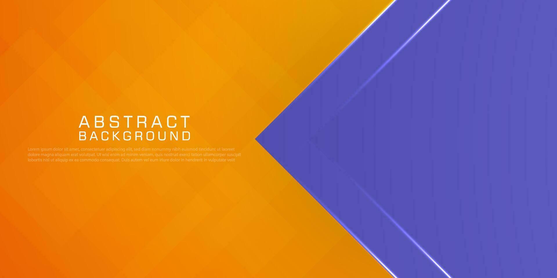 astratto piazza e triangolo sfondo per carta grafica design. arancia e viola sfondo elementi. eps10 vettore
