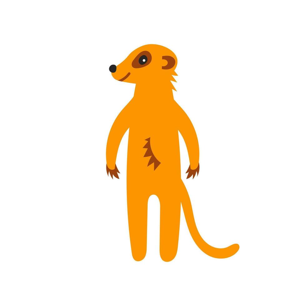 divertente meerkat vettore illustrazione