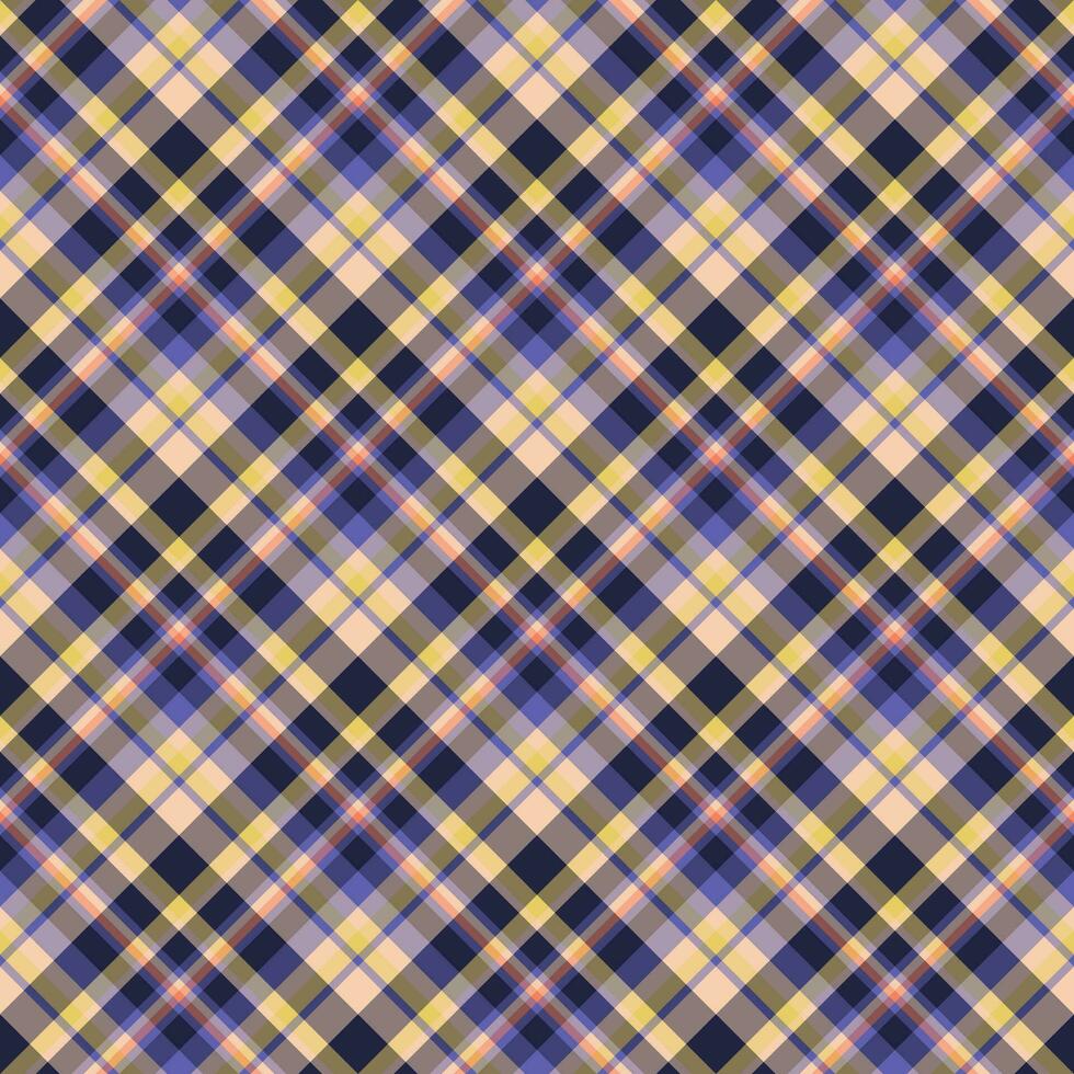 plaid senza soluzione di continuità modello. vettore sfondo di tessile ornamento. piatto tessuto design.