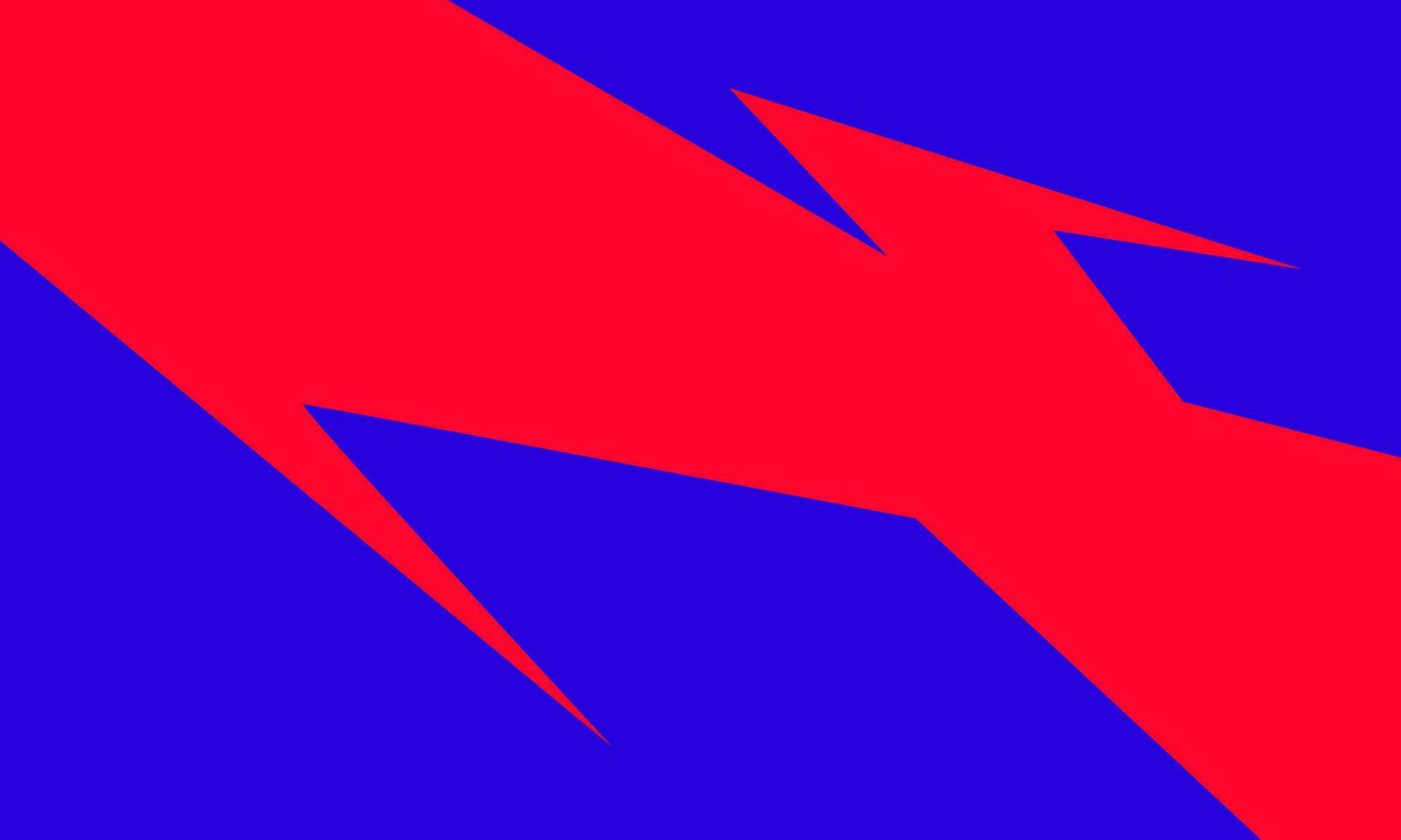 astratto ondulato brutalista contemporaneo sfondo. brutale svizzero bauhaus design rosso blu. vettore brutalista di moda retrò stile