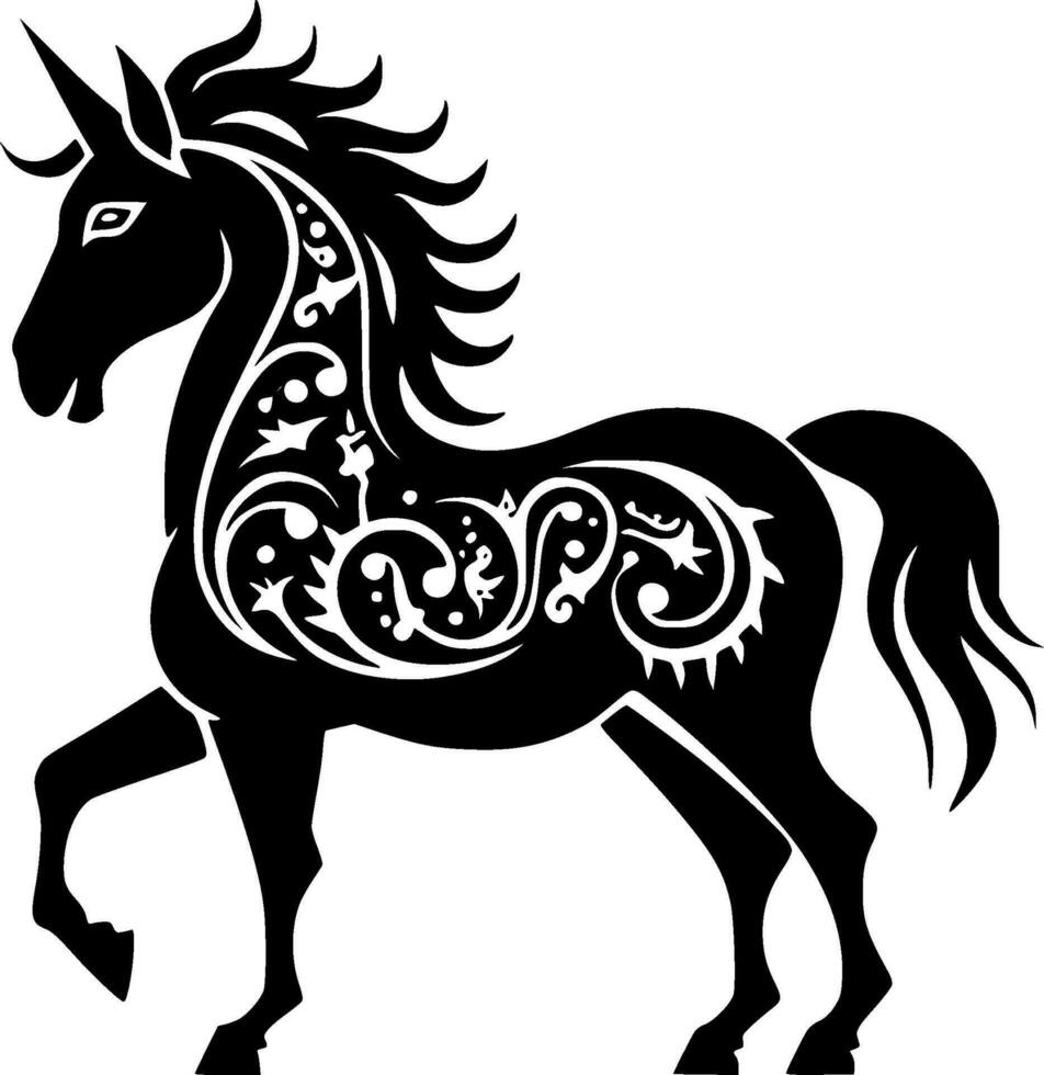 unicorno - alto qualità vettore logo - vettore illustrazione ideale per maglietta grafico