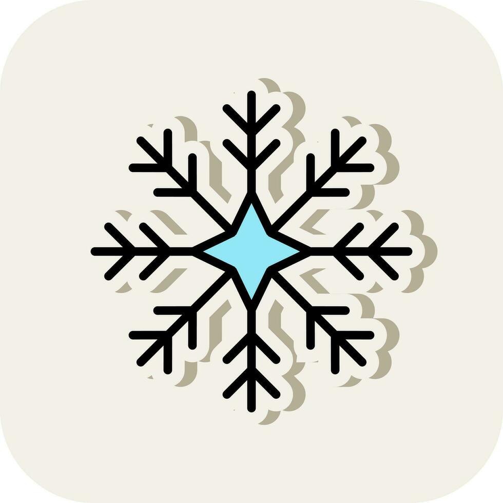 fiocco di neve vettore icona design