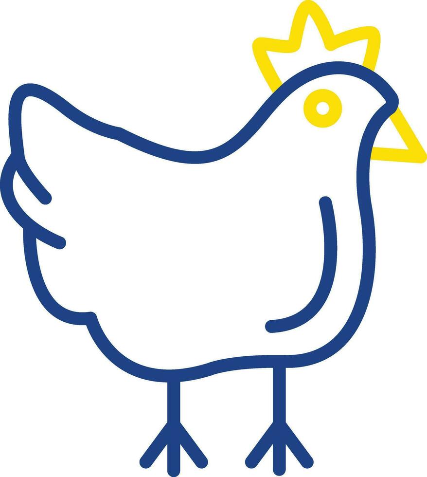 pollo vettore icona design