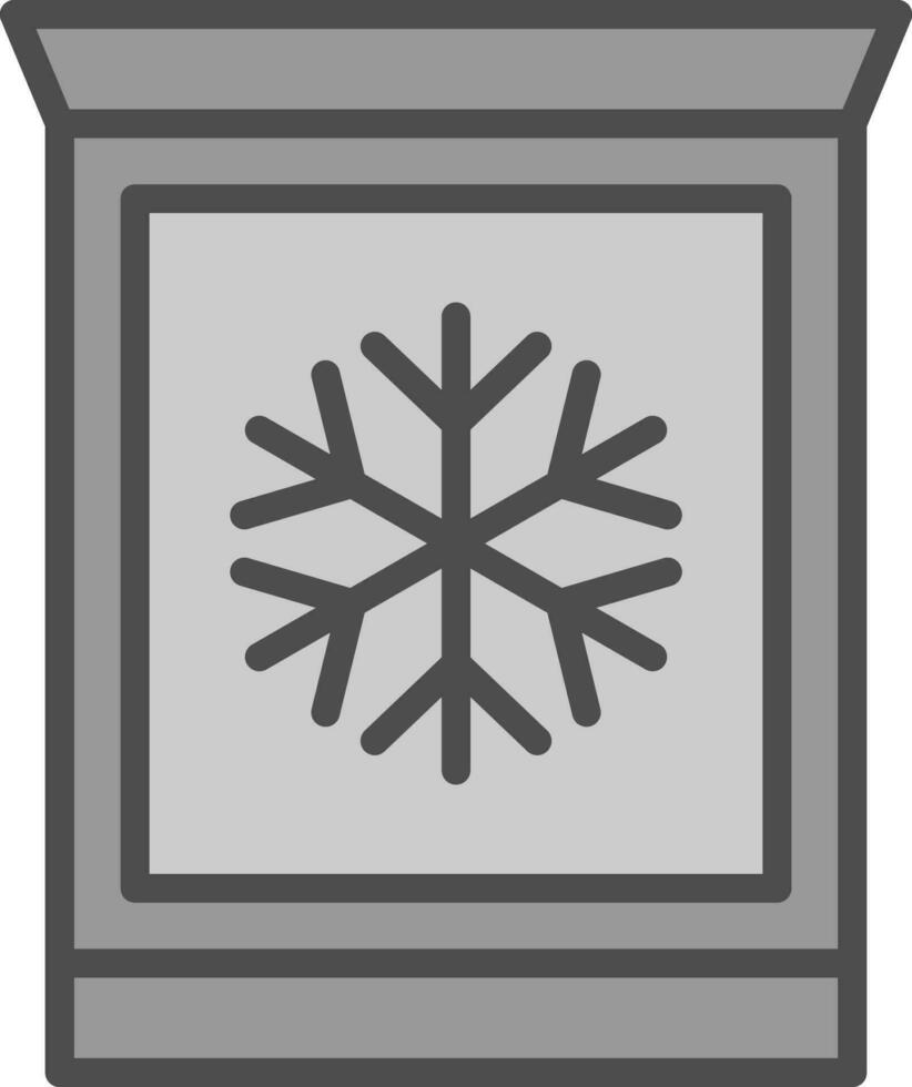 congelato merce vettore icona design