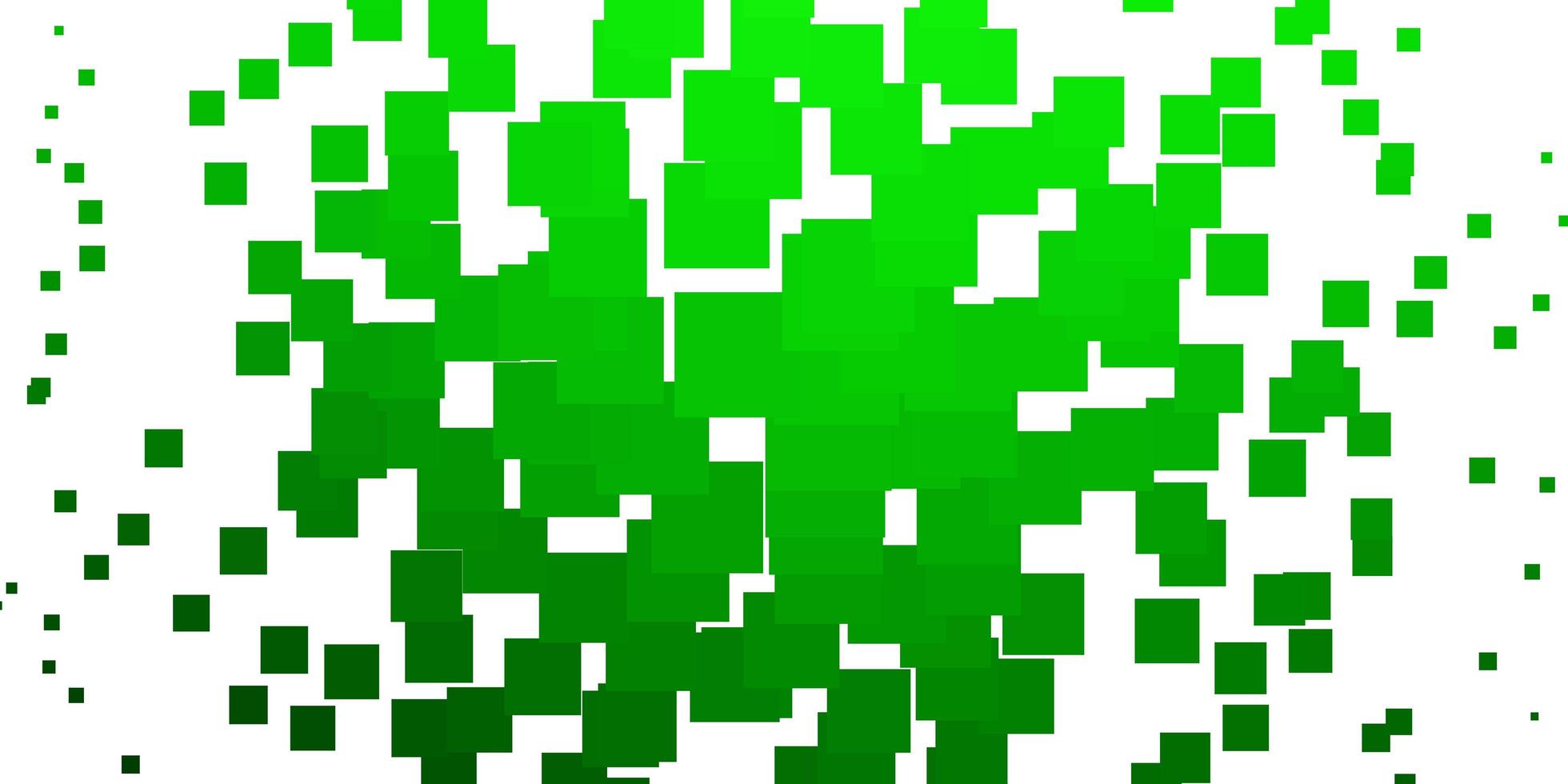sfondo vettoriale verde chiaro in stile poligonale. illustrazione astratta gradiente con rettangoli colorati. modello moderno per la tua pagina di destinazione.
