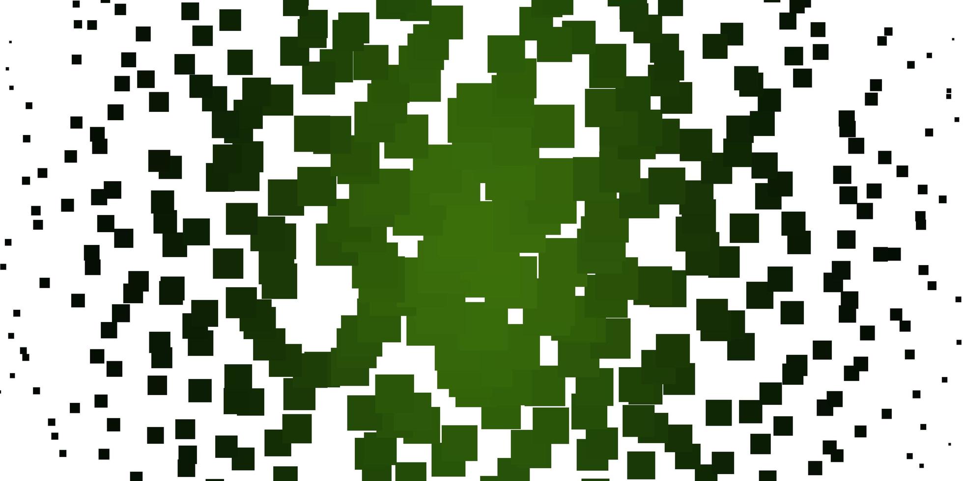 texture vettoriale verde chiaro in stile rettangolare. illustrazione astratta sfumatura con rettangoli colorati. modello per cellulari.