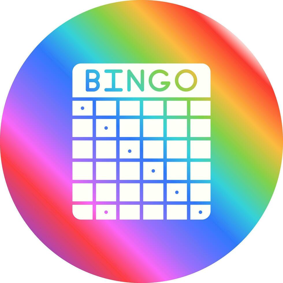 icona del vettore bingo