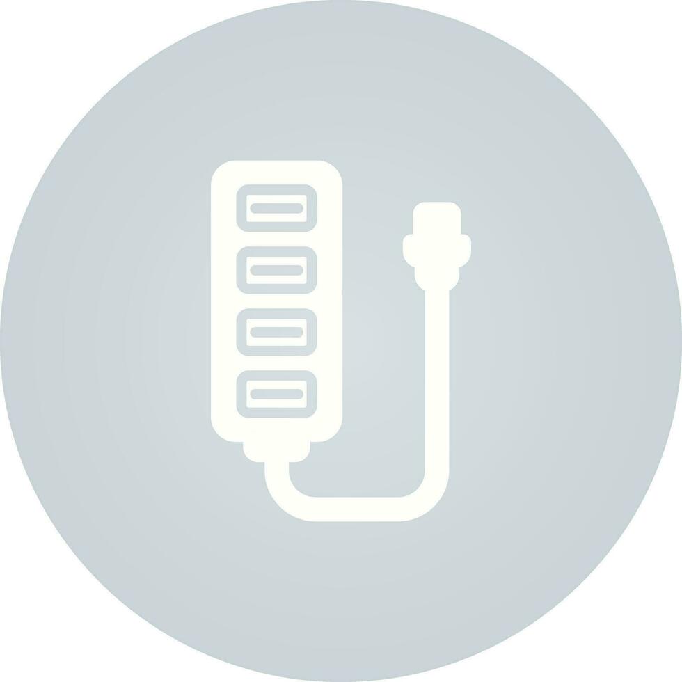USB centro vettore icona
