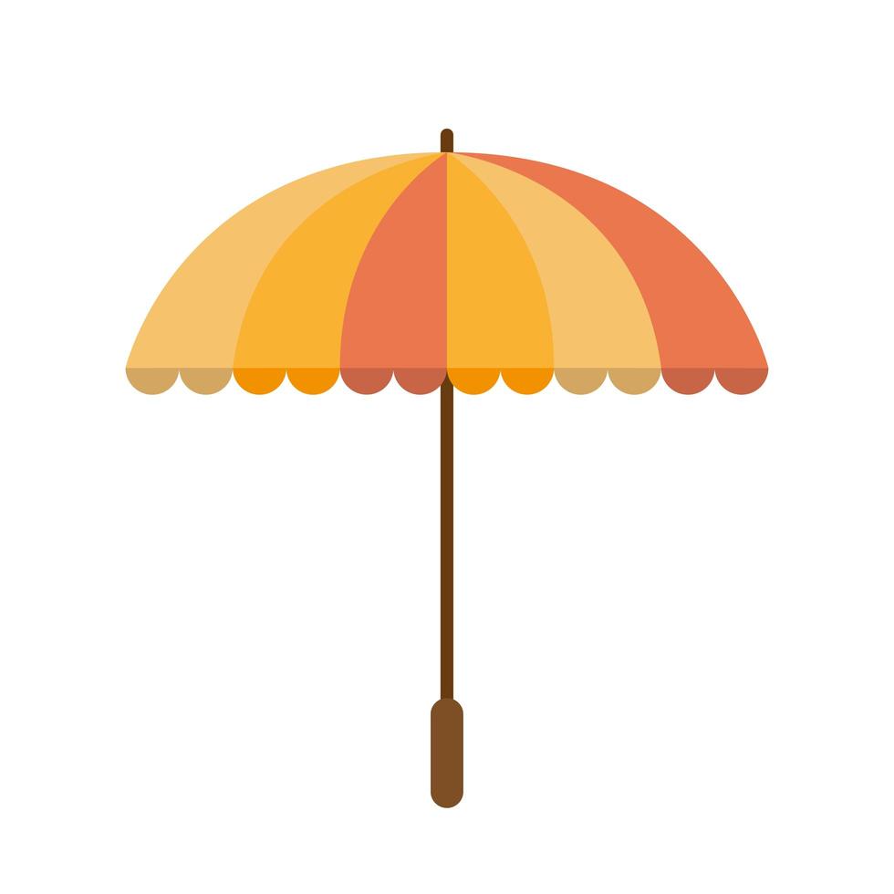 disegno vettoriale isolato ombrello a strisce