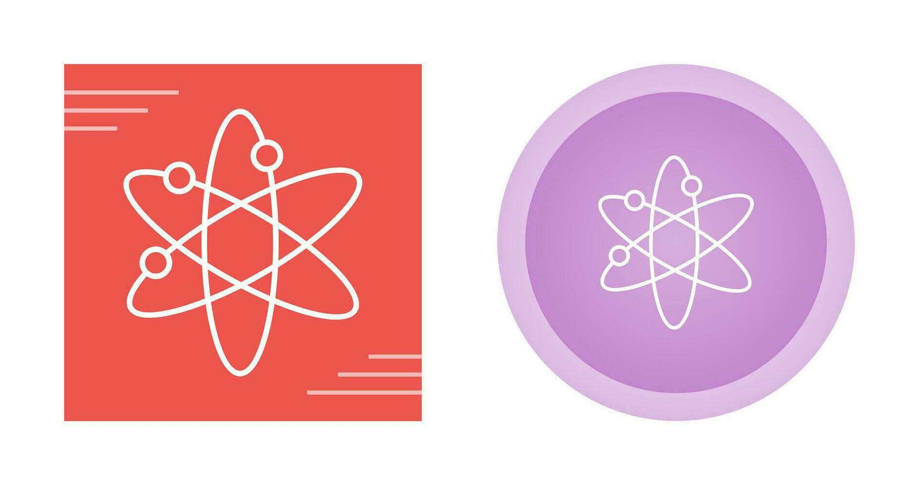 atomico struttura vettore icona