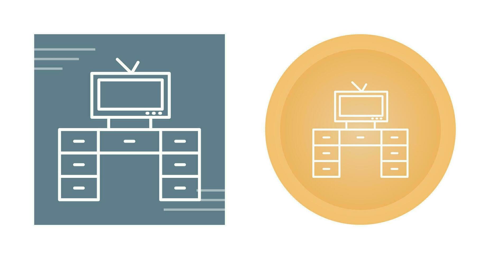 televisione impostato con vettore icona