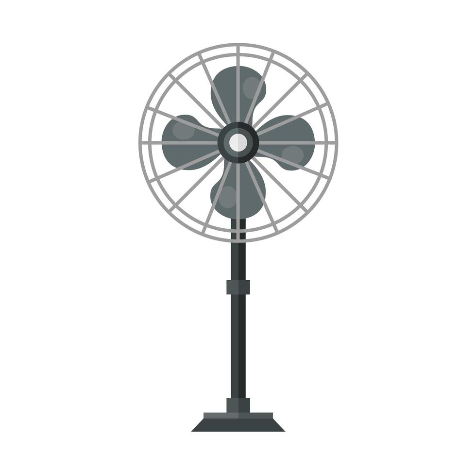 icona isolata dell'elettrodomestico del ventilatore vettore