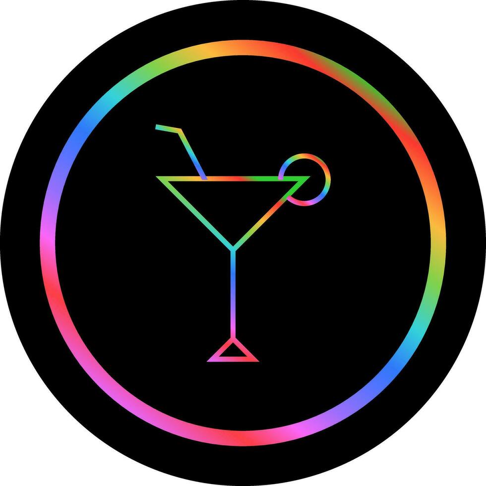 cocktail bicchiere vettore icona