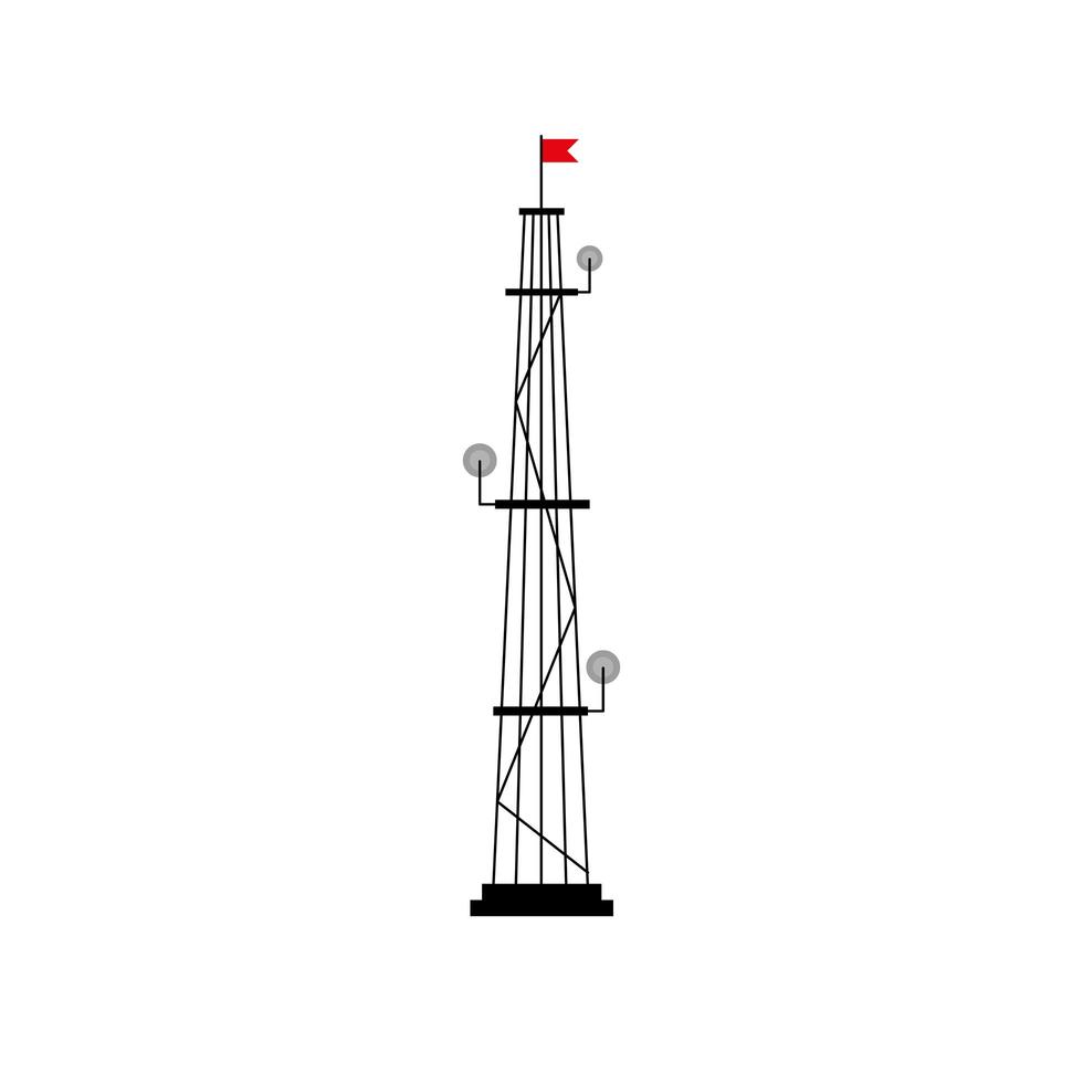 disegno vettoriale icona antenna isolata